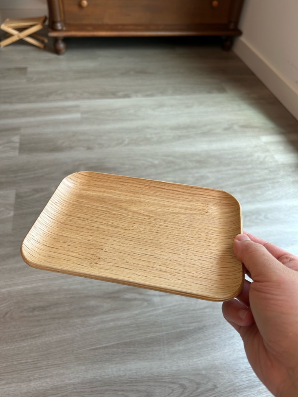 Wood tray - Light Tan